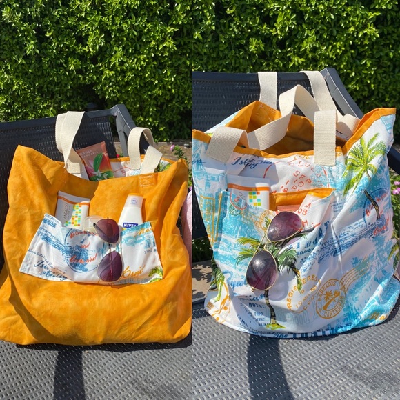 Reversible Oversized Tote Bag - Picture 13 of 13